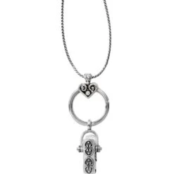 Fashion Accessories Store 14 Alcazar Charm Badge Clip Necklace