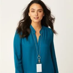 Alcazar Charm Badge Clip Necklace -Fashion Accessories Store alcazar charm badge clip necklace silver 3 ed9819ea c4d5 44f5 a74a 5ef17d47f2a2