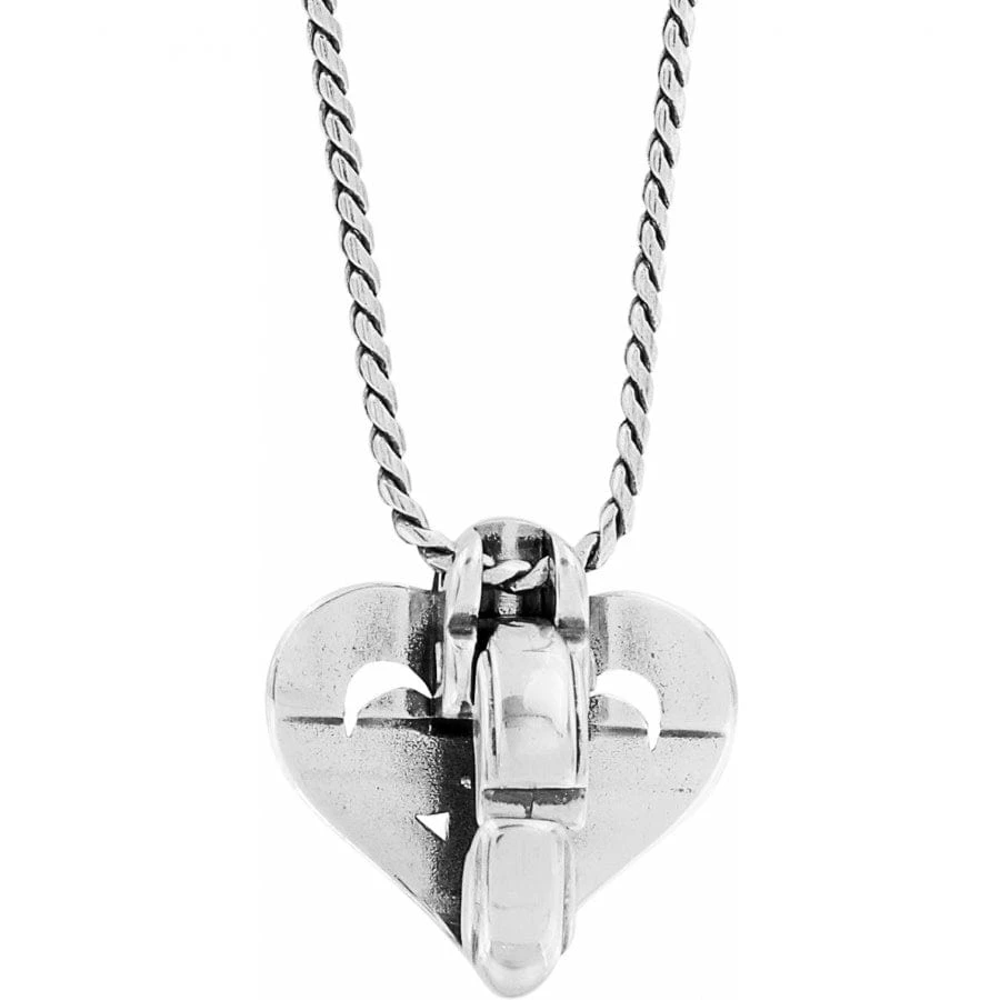 Alcazar Heart Badge Clip Necklace 4 Alcazar Heart Badge Clip Necklace - Image 2