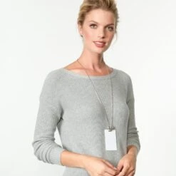 Alcazar Heart Badge Clip Necklace 9 Alcazar Heart Badge Clip Necklace -Fashion Accessories Store alcazar heart badge clip necklace silver 3 089f7485 5944 40e6 8dc2 6a5537db4e62