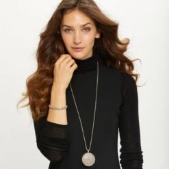 Anatolia Wisdom Reversible Convertible Necklace -Fashion Accessories Store anatolia wisdom reversible convertible necklace silver 3 0fc3fe7e 1f91 4729 8efd d0b5ecbe499a