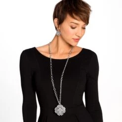 Arabesque No. 1 Necklace -Fashion Accessories Store arabesque no 1 necklace silver 3 f66bf998 1fda 416d a494 68bf179937de