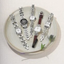 Ashbourne Watch -Fashion Accessories Store ashbourne watch silver black 2