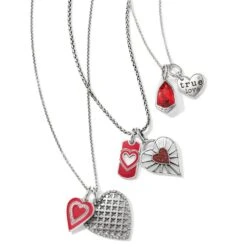 Beloved Heart Amulet -Fashion Accessories Store beloved heart amulet silver red 2 39ae41db 5a45 4de2 b285 1dbb27b30388