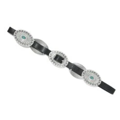 Blackbird Concho Belt -Fashion Accessories Store blackbird concho belt black turquoise 2