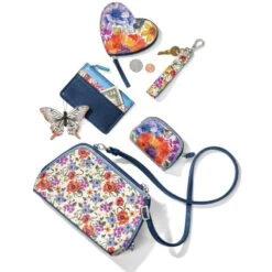 Blossom Hill Butterfly Card Coin Case -Fashion Accessories Store blossom hill butterfly card coin case multi 2