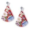 Blossom Hill Rouge Post Drop Earrings -Fashion Accessories Store blossom hill rouge post drop earrings red multi 0