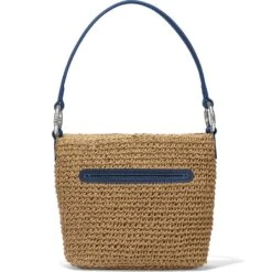 Cherie Straw Shoulderbag 8 Cherie Straw Shoulderbag -Fashion Accessories Store cherie straw shoulderbag wheat french blue 2
