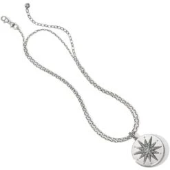 Contempo Ice Starburst Convertible Locket Necklace -Fashion Accessories Store contempo ice starburst convertible locket necklace silver 4 a25cf76e 49eb 4393 b884 a936a00592c4