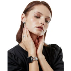 Contempo Linx Watch Band -Fashion Accessories Store contempo linx watch band silver 4