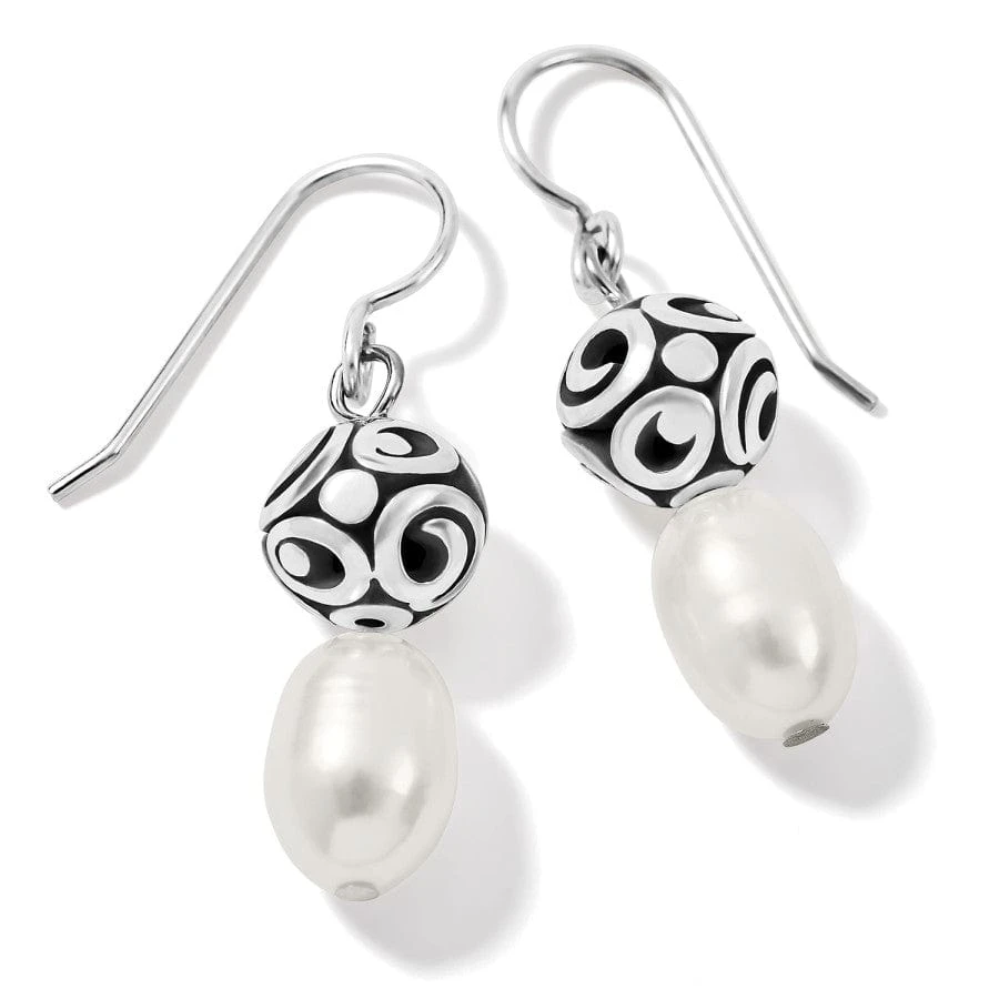 Contempo Pearl French Wire Earrings 4 Contempo Pearl French Wire Earrings - Image 2