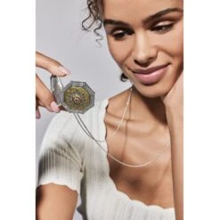 Dynasty Convertible Locket Necklace 13 Dynasty Convertible Locket Necklace -Fashion Accessories Store dynasty convertible locket necklace silver gold 5 71ff74a4 ca6f 431a b5f5 7a76bc8a0ed7