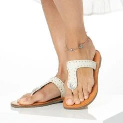 Elora Gems Anklet -Fashion Accessories Store elora gems anklet silver multi 2