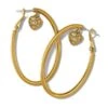 Esprit Heart Post Hoop Earrings -Fashion Accessories Store esprit heart post hoop earrings gold 0
