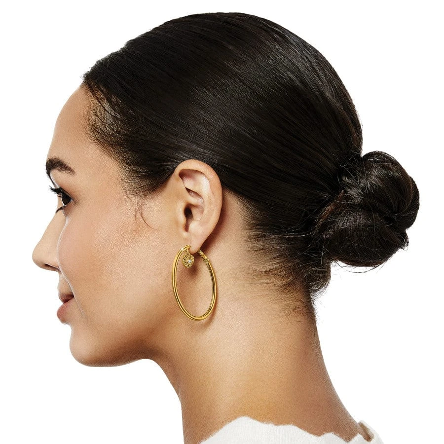 Esprit Heart Post Hoop Earrings 5 Esprit Heart Post Hoop Earrings - Image 3