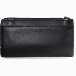 Ferrara Duet Zip Pouch -Fashion Accessories Store ferrara duet zip pouch black 2