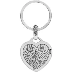 Floral Heart Key Fob 7 Floral Heart Key Fob -Fashion Accessories Store floral heart key fob silver 2 68c1fb86 6c44 4e53 be55 1ab4988774a5