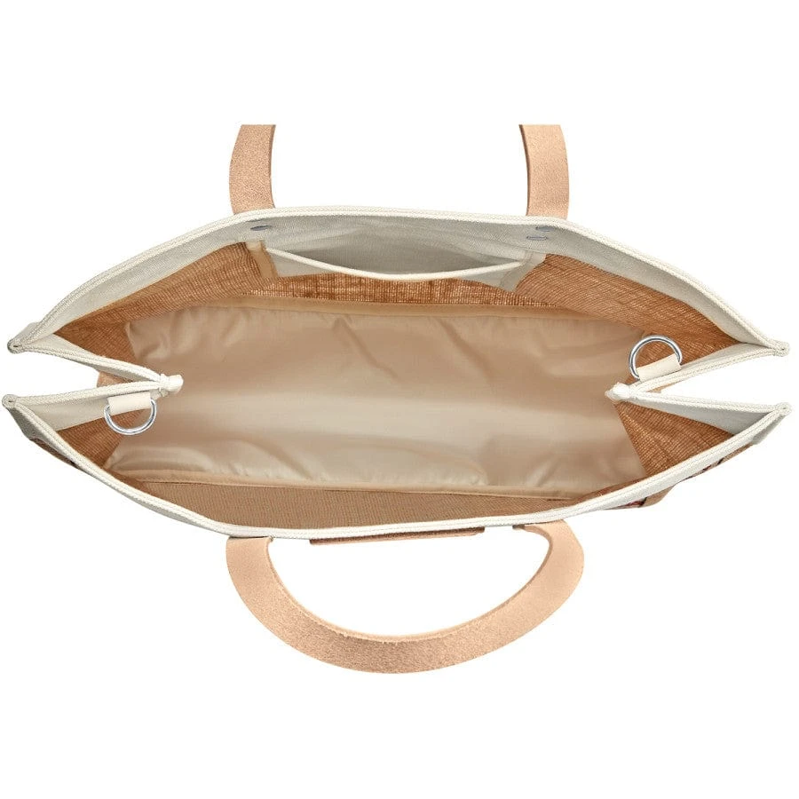 Garden Spots East West Burlap Tote 2 Garden Spots East West Burlap Tote