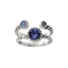 Halo Duo Ring 2 Halo Duo Ring -Fashion Accessories Store halo duo ring silver tanzanite 0 1b7088f4 d713 45ac 8106 9f51c8c3e18c