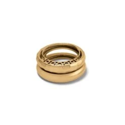 Inner Circle Double Ring -Fashion Accessories Store inner circle double ring gold 0