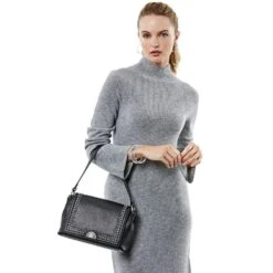 Jazz Medium Flap Bag -Fashion Accessories Store jazz medium flap bag black 4