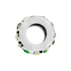 Kaleidoscope Spacer -Fashion Accessories Store kaleidoscope spacer silver green 1