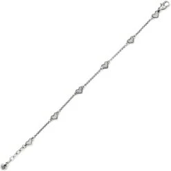 Kiss & Tell Anklet -Fashion Accessories Store kiss tell anklet silver 2