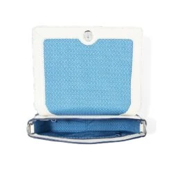 New Products -Fashion Accessories Store la farfalla emilia flap bag white multi 1