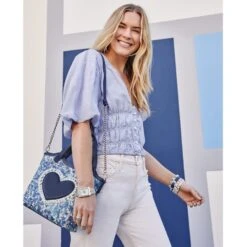 Love Bouquet Small Tote -Fashion Accessories Store love bouquet small tote midnight 4 ec75e4c7 0bb0 4f6b a157 af200d30b35c