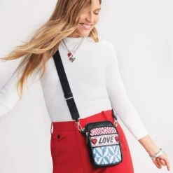 Love Me Do Utility Bag -Fashion Accessories Store love me do utility bag multi 5