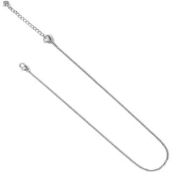 Luna Heart Charm Necklace -Fashion Accessories Store luna heart charm necklace silver 1 a49c7d3e e00e 466f a3b5 6103012331f0