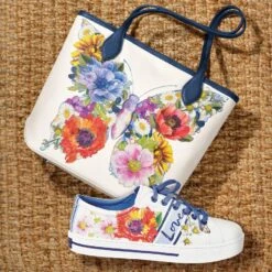 Maddie Tote -Fashion Accessories Store maddie tote white multi 4