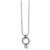 Meridian Adagio Pearl Necklace -Fashion Accessories Store meridian adagio pearl necklace silver pearl 0