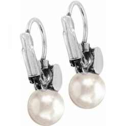Meridian Petite Pearl Leverback Earrings 8 Meridian Petite Pearl Leverback Earrings -Fashion Accessories Store meridian petite pearl leverback earrings silver pearl 2 ae0111f9 83d2 4ffa 953c 8e1f2223e4ff