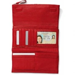 Nolita Shimmer Large Wallet -Fashion Accessories Store nolita shimmer large wallet lipstick 2