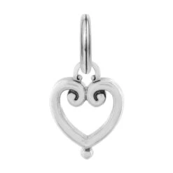 Open Heart Charm -Fashion Accessories Store open heart charm silver 1 fffec882 ec18 49d2 9cd1 1f2266d82525