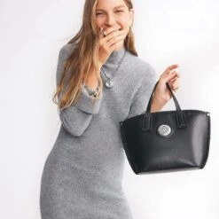 Oriana Small Tote 23 Oriana Small Tote -Fashion Accessories Store oriana small tote black 3