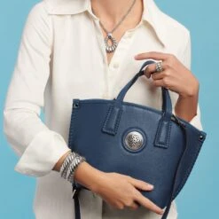 Oriana Small Tote 34 Oriana Small Tote -Fashion Accessories Store oriana small tote cyan 3