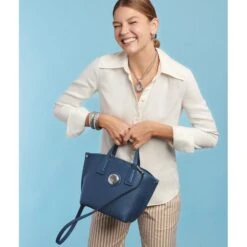 Oriana Small Tote 35 Oriana Small Tote -Fashion Accessories Store oriana small tote cyan 4