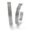 Pebble Dot Medium Hoops -Fashion Accessories Store pebble dot medium hoops silver 0 86eaa444 3301 4bb2 998a ea8af91cc5e2