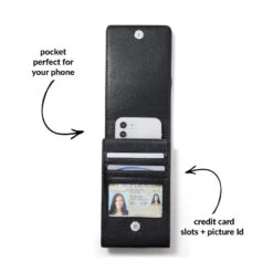 Pretty Tough Phone Organizer -Fashion Accessories Store pretty tough phone organizer black 1