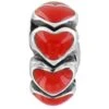 Ring Of Hearts Spacer -Fashion Accessories Store ring of hearts spacer silver red 0 09b87c8d 60d0 4d8d a427 d9106328bed3