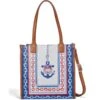Sailors Heart Tote -Fashion Accessories Store sailors heart tote multi 0