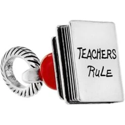 Teachers Rule Charm -Fashion Accessories Store teachers rule charm silver 2 da1fcd13 c429 457b 934e 4ec675a7469f