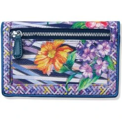 Trellis Blooms Medium Folio Wallet 7 Trellis Blooms Medium Folio Wallet -Fashion Accessories Store trellis blooms medium folio wallet multi 2