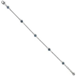 Twinkle Anklet -Fashion Accessories Store twinkle anklet silver sapphire 1