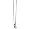 Twinkle Granulation Reversible Drop Necklace -Fashion Accessories Store twinkle granulation reversible drop necklace silver 0