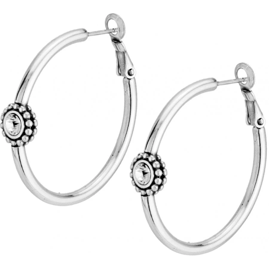 Twinkle Medium Hoop Post Earrings 5 Twinkle Medium Hoop Post Earrings - Image 3