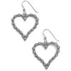 Twinkle Splendor Heart French Wire Earrings -Fashion Accessories Store twinkle splendor heart french wire earrings silver 0 32843f99 7ada 415f a165 6578b6a96c34