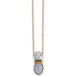 Venus Necklace -Fashion Accessories Store venus necklace gold lilac 0